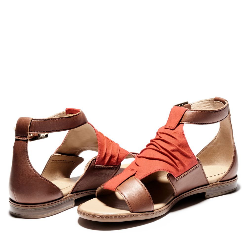 Sandálias Feminino - Timberland Cherrybrook Lona - NVPUA5107 - Marrom